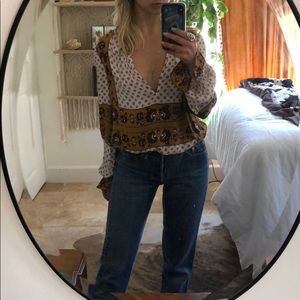 SOLD Free people paisley shirt